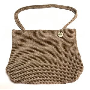 The Sak crochet purse - light brown